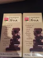 Chocolats noirs dessert