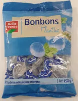 Mängden socker i Bonbons Menthe