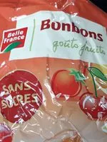 Mängden socker i Bonbons goûts fruits