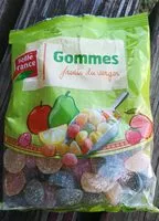 Mängden socker i Gommes fruits du verger