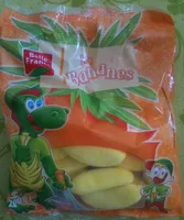 Mängden socker i Les bananes