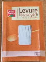 Mängden socker i Levure boulangère