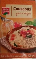 Mängden socker i Couscous grain moyen