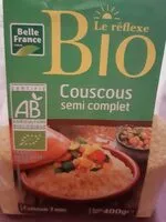 Mängden socker i Couscous semi complet bio