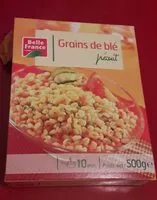 Mängden socker i Grains de Blé Précuit