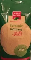 Mängden socker i Semoule Moyenne