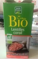 Mängden socker i Lentilles corail