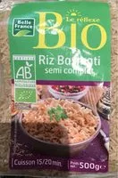 Mängden socker i Riz Basmati semi complet