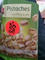 Mängden socker i Pistaches grillées à sec