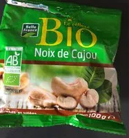 Mängden socker i Noix de cajou bio