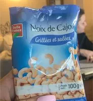 Mängden socker i Noix de cajou