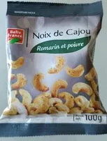 Mängden socker i Noix de Cajou Romarin et poivre