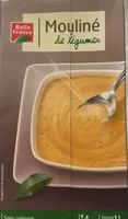 Mängden socker i Mouliné de légumes
