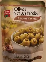 Mängden socker i Olives vertes farcies pâte d'anchois