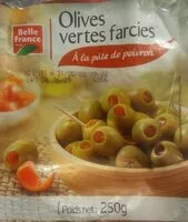 Mängden socker i Olives vertes farcies à la pâte de poivron