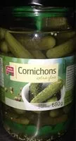Mängden socker i Cornichons extra-fins