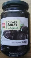 Mängden socker i Olives noires  Dénoyautées