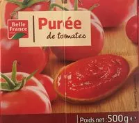 Mängden socker i Purée de tomates
