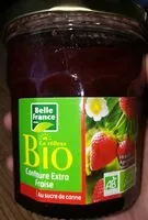 Mängden socker i Confiture Extra Fraise Bio au sucre de canne