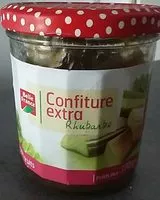 Mängden socker i Confiture extra rhubarbe