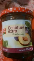 Mängden socker i Confiture extra Quetsches
