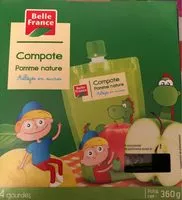 Mängden socker i Compote Pomme Allégée en Sucres