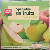 Mängden socker i Spécialité de fruits Pomme Poire