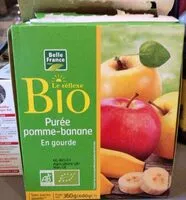 Mängden socker i Purée pomme-banane en gourde