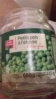 Mängden socker i Petits pois à l'étuvée