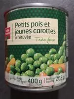 Mängden socker i Petits pois et jeunes carottes