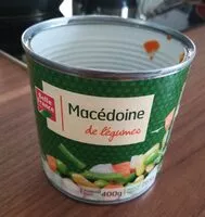 Mängden socker i Macédoine de légumes