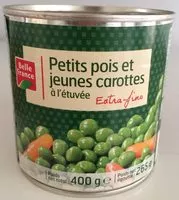 Mängden socker i Petits pois et jeunes carottes à l'étuvée, Extra-fins