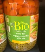 Mängden socker i Petits pois extra fins et jeunes carottes à l'etuve