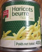 Mängden socker i Haricots beurre Très fin