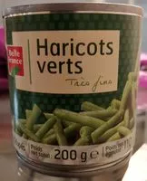 Mängden socker i Haricots verts Très fins