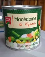 Mängden socker i 1X2 Macedoine Legume Bf,