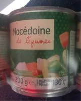 Mängden socker i Macédoine de légumes