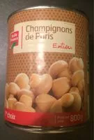Mängden socker i Champignons de Paris
