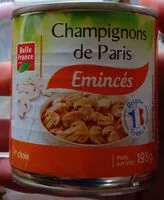 Mängden socker i Champignons de Paris Emincés