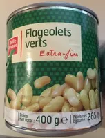 Mängden socker i Flageolets verts extra-fins
