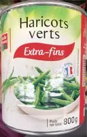 Mängden socker i Haricots verts extra-fins