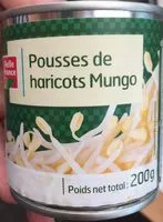 Mängden socker i Pousse de haricots mungo