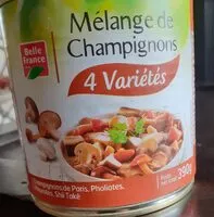 Mängden socker i Mélange de champignons 4 variétés