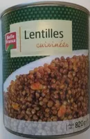 Mängden socker i Lentilles cuisinés