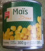 Mängden socker i Maïs Doux
