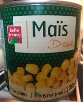 Mängden socker i Maïs Doux
