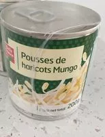 Mängden socker i Pousses de haricots Mungo