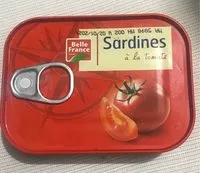 Mängden socker i Sardines à la tomate