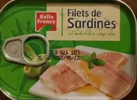 Mängden socker i Filets de sardines à l'huile d'olive vierge extra