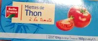 Mängden socker i Miettes de thon à la tomate